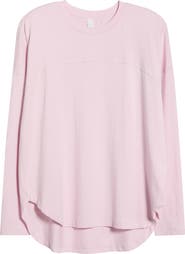 Zella Sueded High-Low Long Sleeve T-Shirt