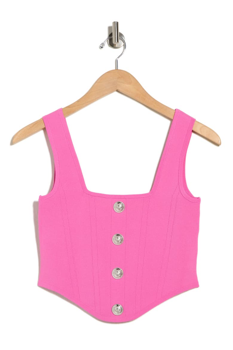 Saga Square Neck Tank, Alternate, color, ROSE VIOLET/NICKEL
