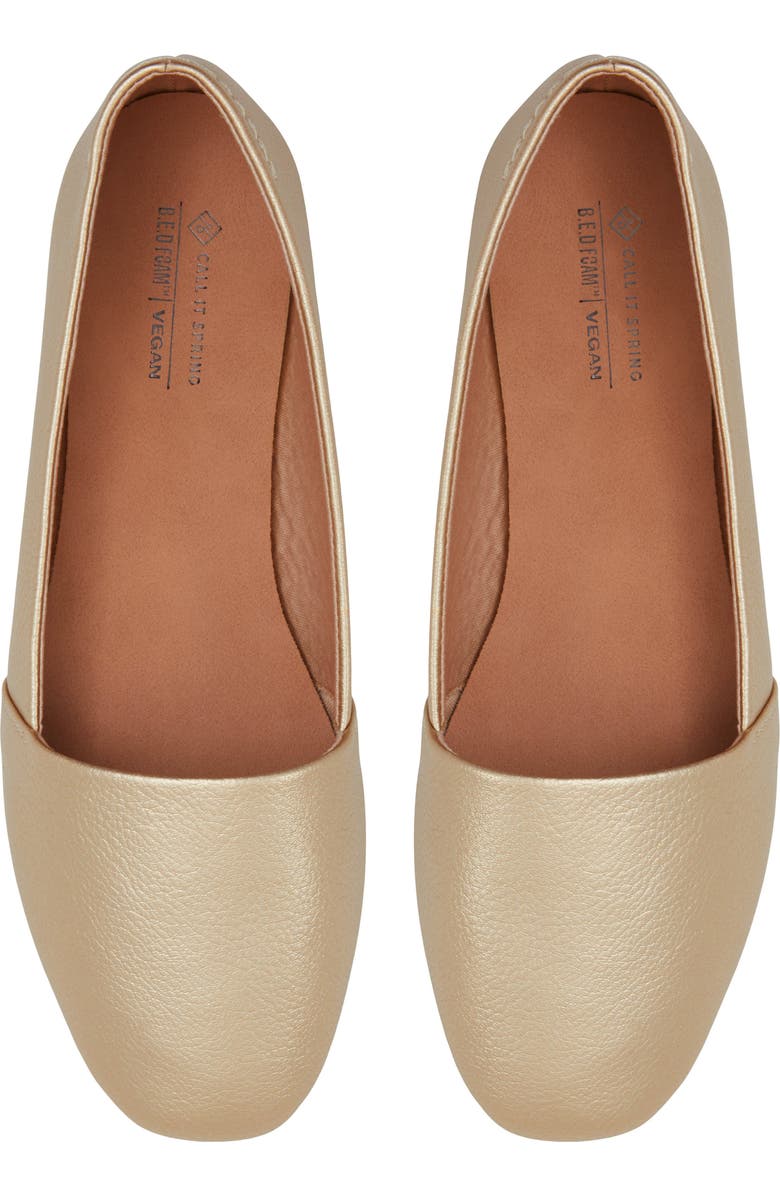 Call It Spring By Aldo Samantha Flat, Alternate, color, Gold