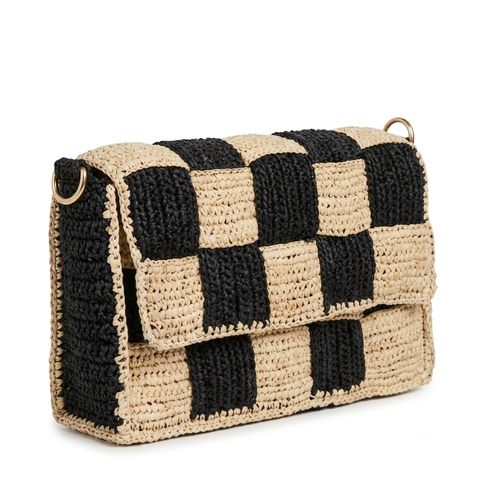 Cracky Raffia Bag