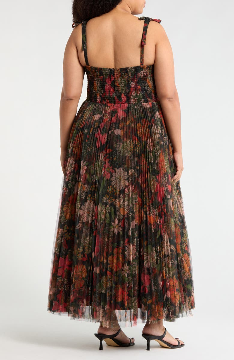Hutch Brianna Gown, Alternate, color, Black Graphic Ornate Floral