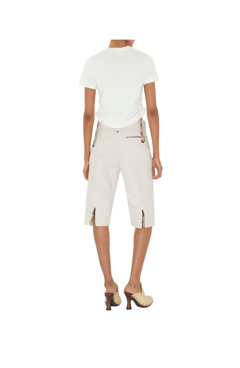 Burberry Festival Cotton T-shirt, Alternate, color, Chalk White