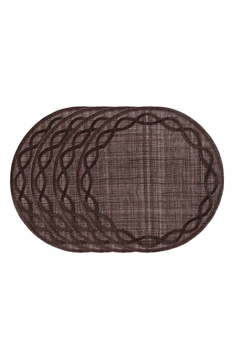 Juliska Tuileries Garden Set of 4 Placemats, Main, color, 