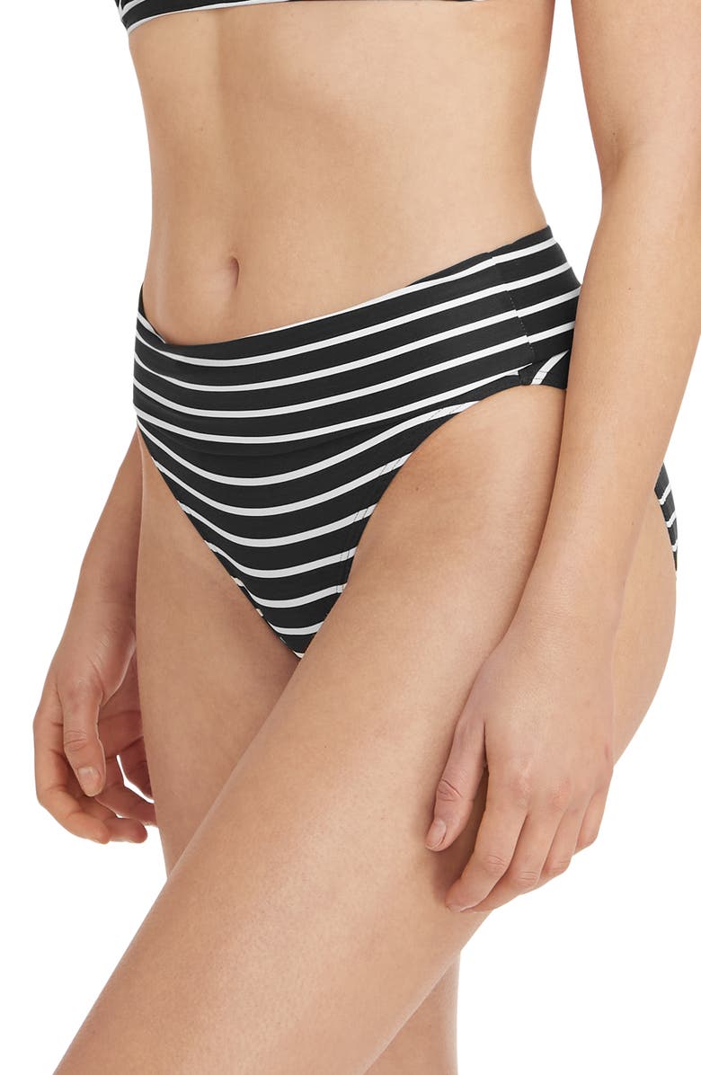 Sea Level Roll Down Bikini Bottoms, Main, color,