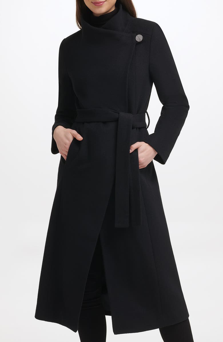 Kenneth Cole New York Belted Maxi Coat, Alternate, color,