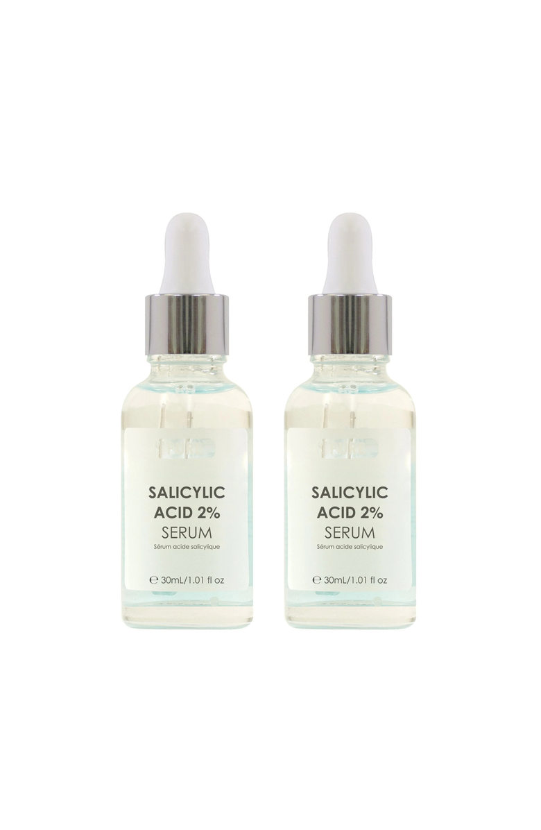 SKINCHEMISTS Pure Salicylic Acid 2% Biphase Serum 30ml Twin Value Savings Pack, Main, color, White