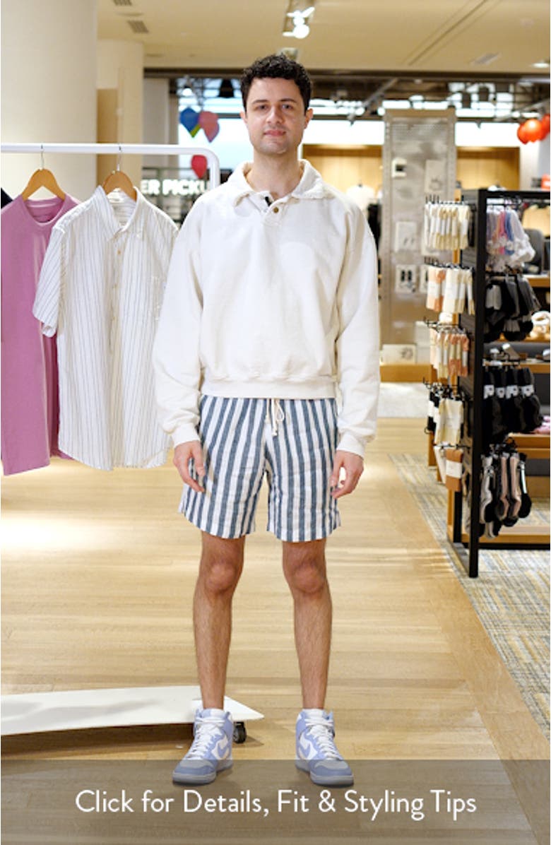 Bo Linen Drawstring Shorts, sales video thumbnail