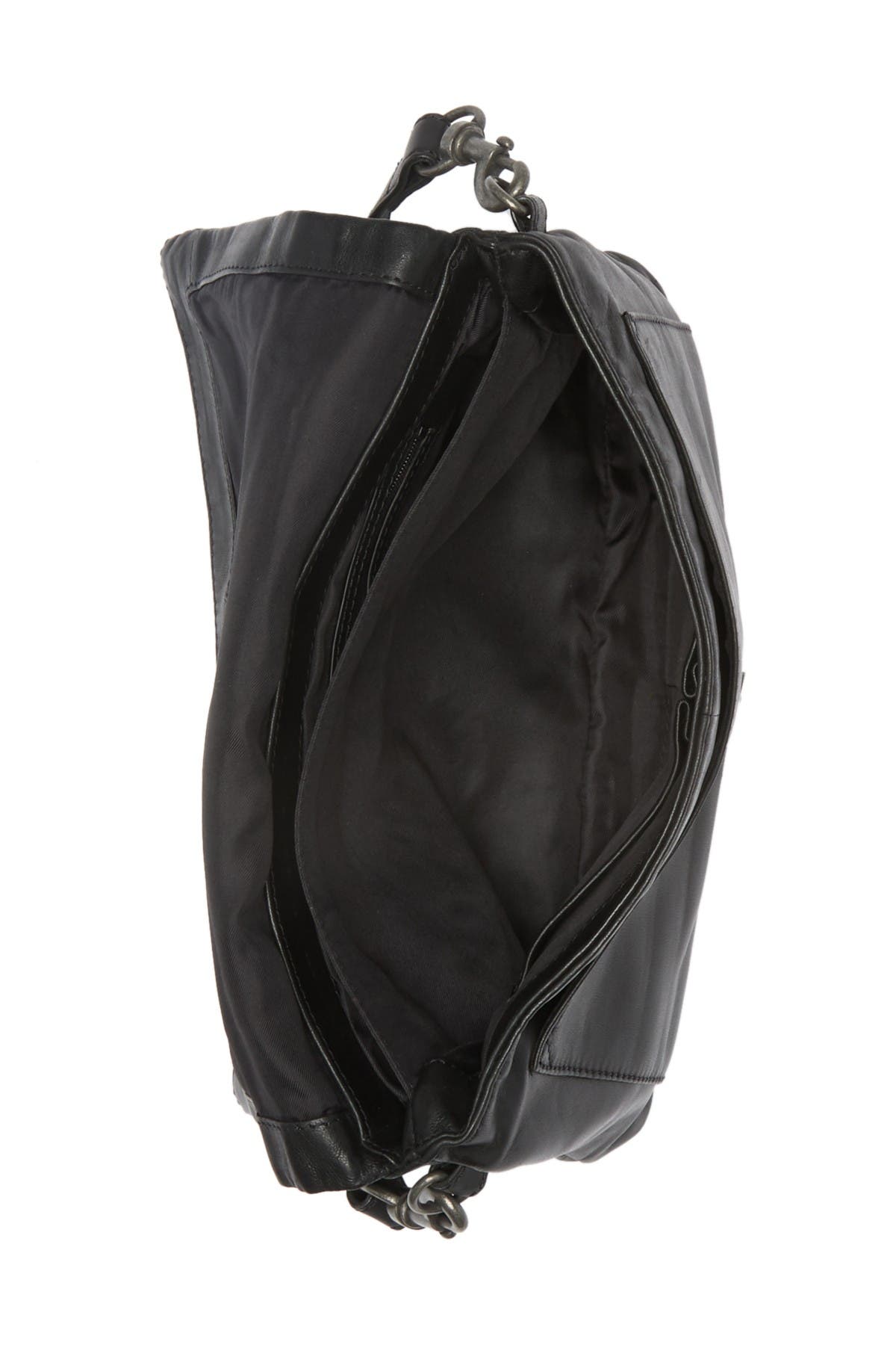 Lucky Brand Caro Leather Flap Crossbody Bag, Alternate, color, 