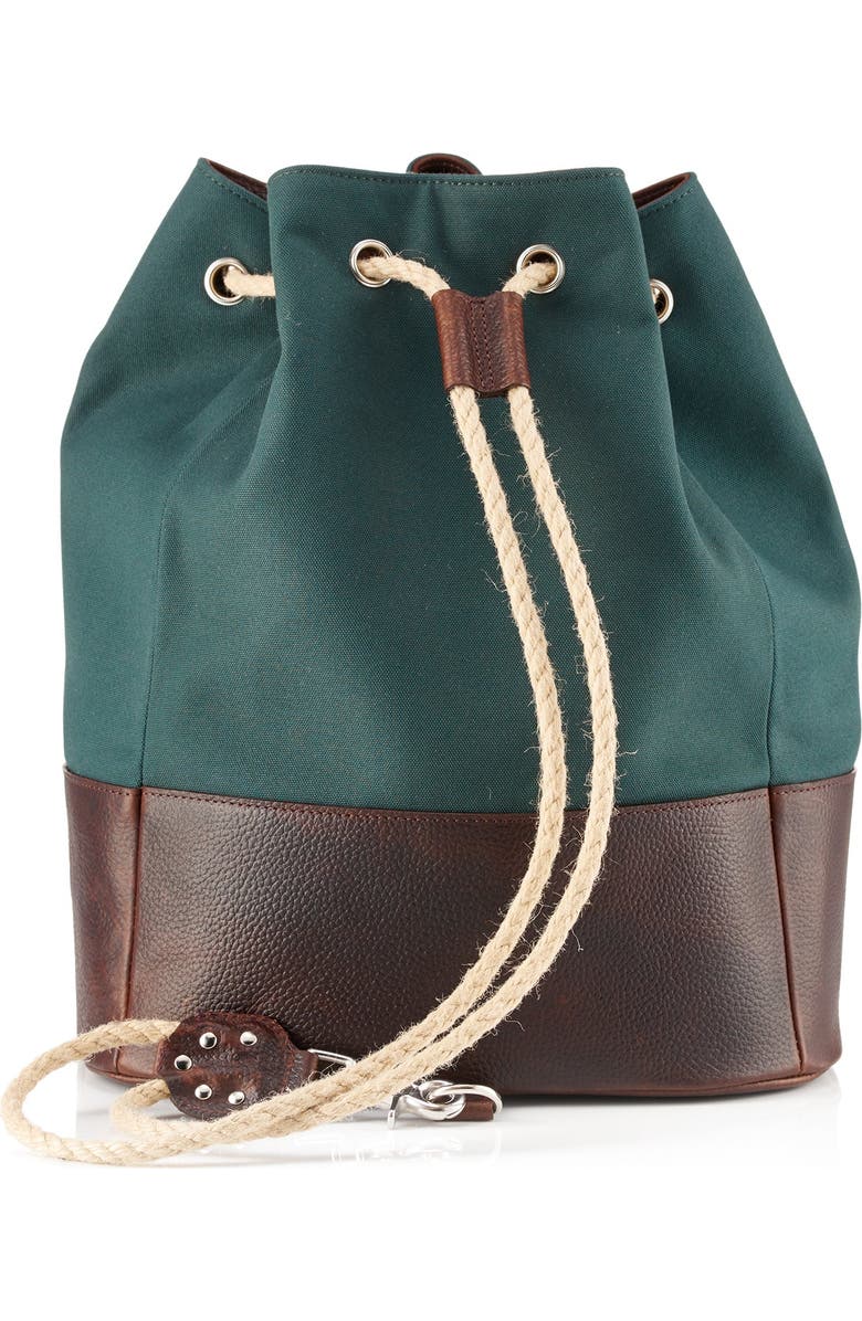 Prince of Scots Wanderlust Canvas Duffle Bag, Alternate, color, Classic Green