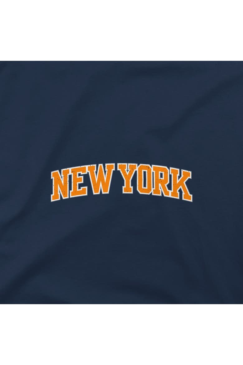 Men's Stadium Essentials  Navy New York Knicks Get Back Heavyweight Urban T-Shirt, Alternate, color, Navy