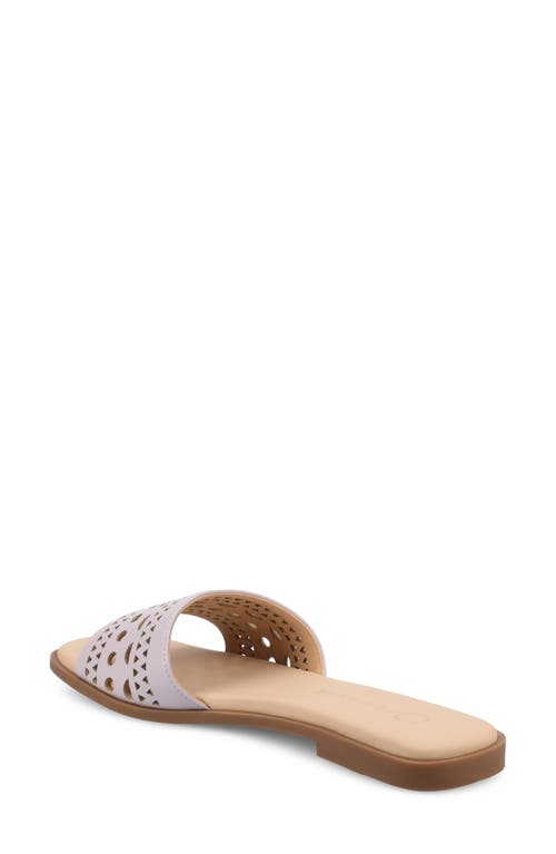 Shop Journee Collection Brodie Slide Sandal In Lilac