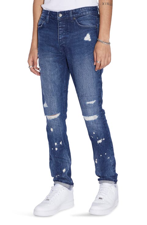 Chitch Glory Trashed Ripped Repaired Jeans