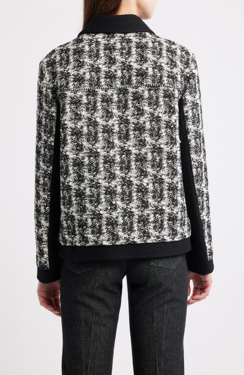 Hugo Boss Boss Joloria Tweed Jacket In Animal Print