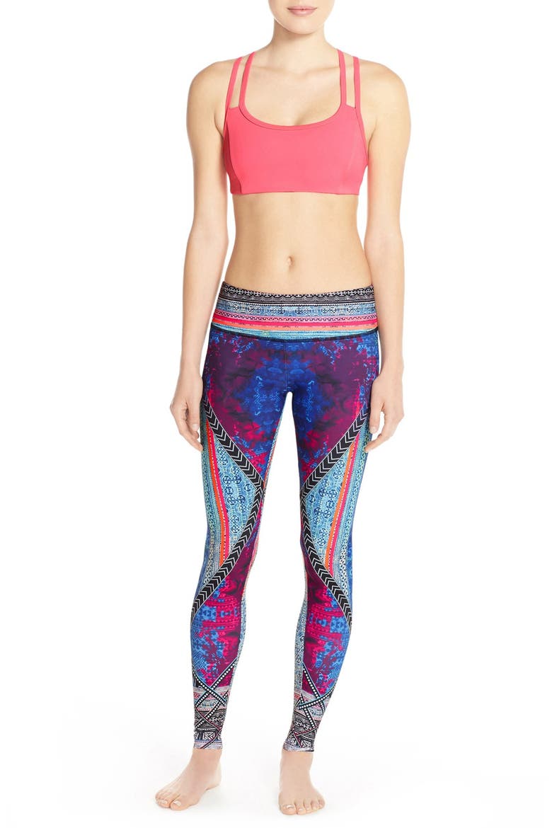 Graphic Long Leggings, Alternate, color, INDO MIX