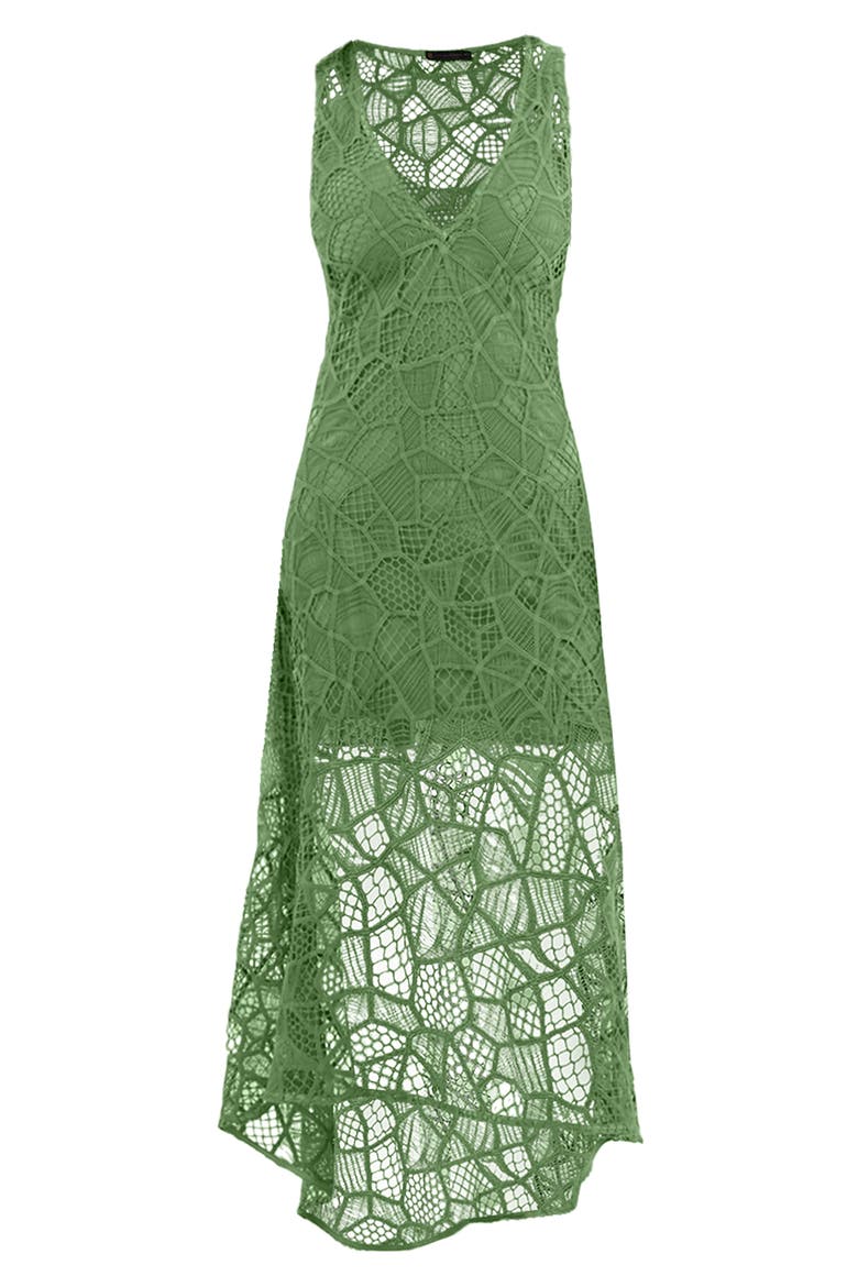 Hollie Lace Cover-Up Dress, Alternate, color, LIGHT GREEN