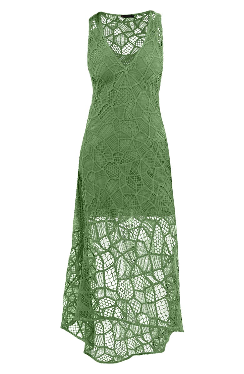 ViX Paula Hermanny Hollie Lace Cover-Up Dress, Alternate, color, 