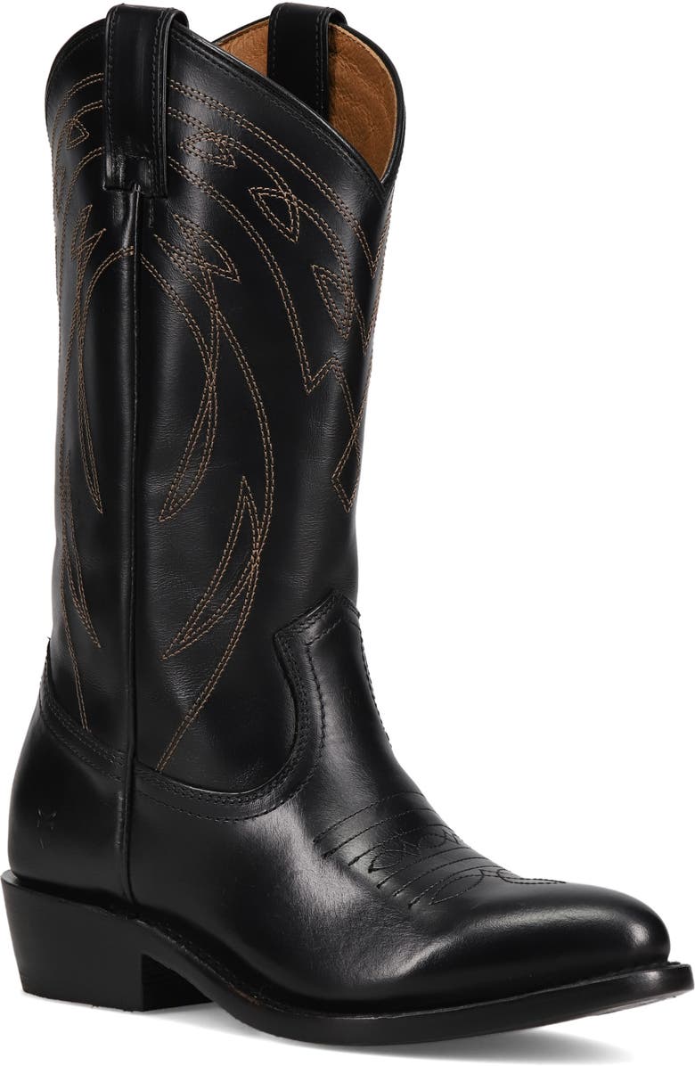 Frye Billy Western Boot, Main, color, Black