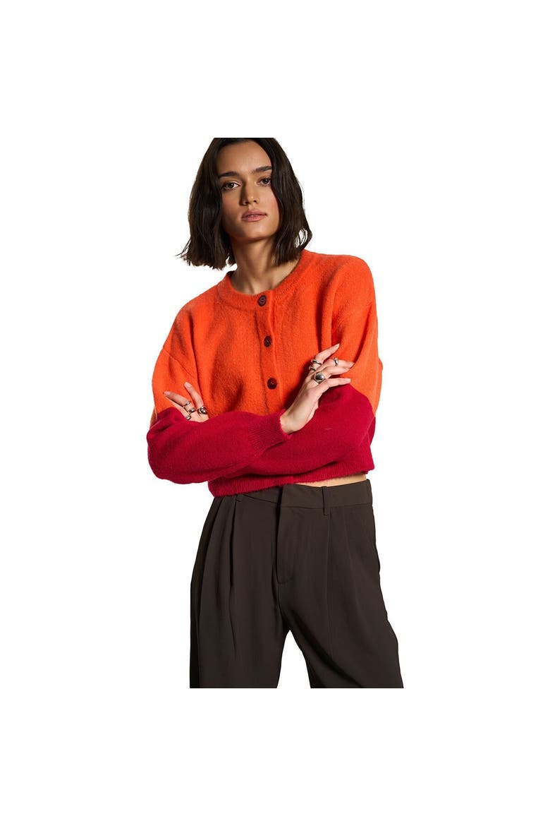 Fiona Cardigan - Women's, Main, color, Red Orange