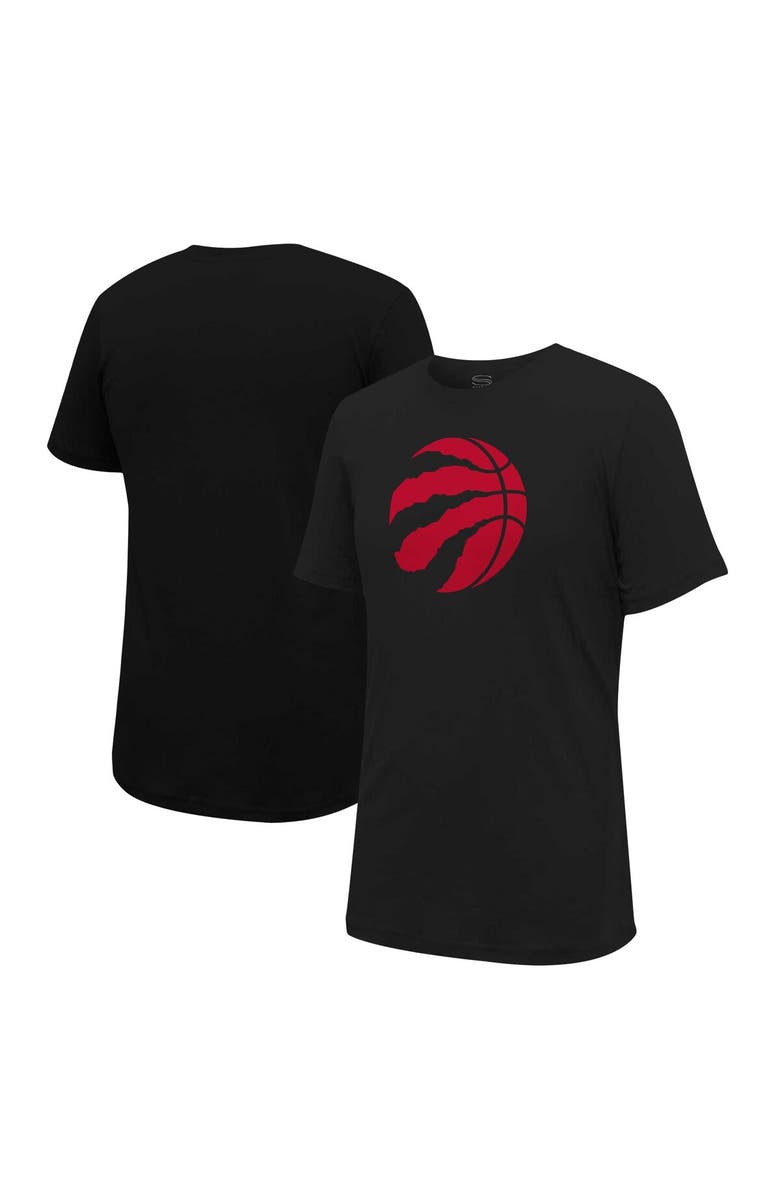 Stadium Essentials Unisex Stadium Essentials Black Toronto Raptors Primary Logo T-Shirt, Alternate, color, Black