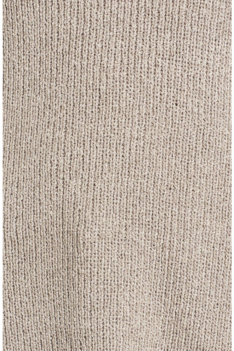 Tie Sleeve Sweater, Alternate, color, TAUPE GREY