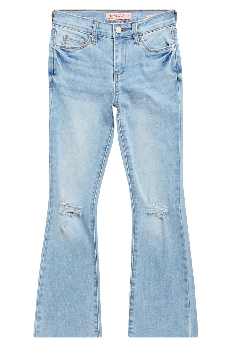 Kids' Ripped Flare Leg Jeans, Main, color, RODEO SECRET