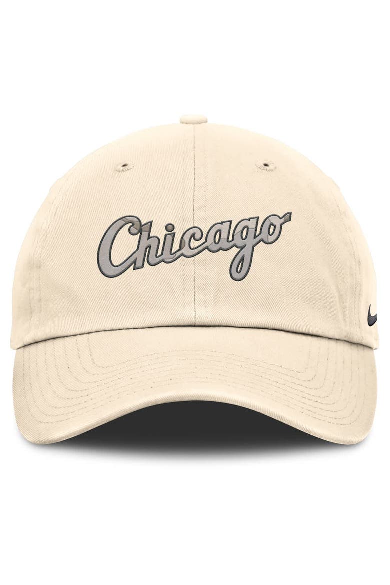 Men's Nike Natural Chicago White Sox Camo Pack Club Adjustable Hat, Alternate, color, Natural