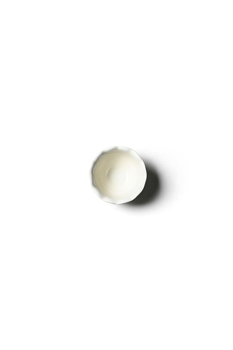 Signature White Ruffle Dinner Bowl, Alternate, color, White