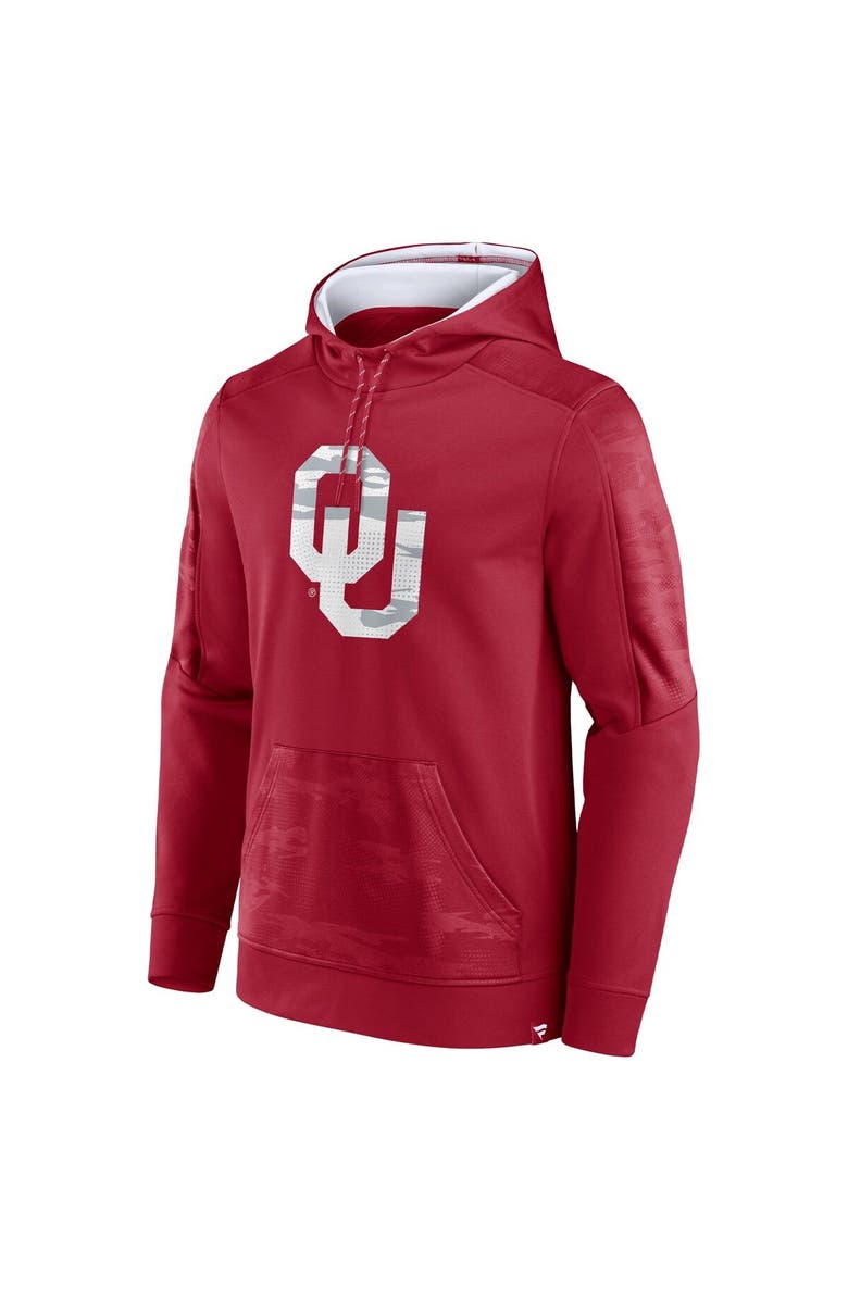 FANATICS Men's Fanatics Branded Crimson Oklahoma Sooners On The Ball Pullover Hoodie, Alternate, color, 