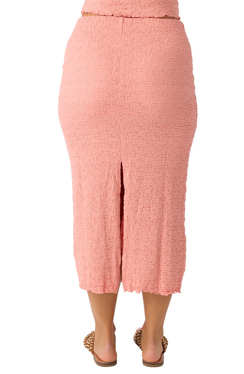 O
Neill Jordana Column Midi Skirt, Alternate, color, Coral Haze