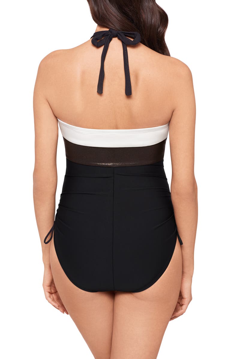 Magicsuit<sup>®</sup> Block Party Anya One-Piece Swimsuit, Alternate, color, Black