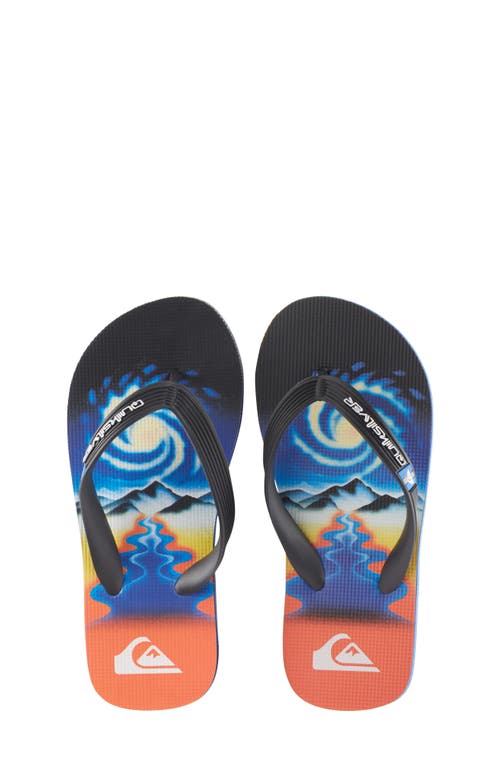 Quiksilver Molokai Art Ii Flip Flop In Black