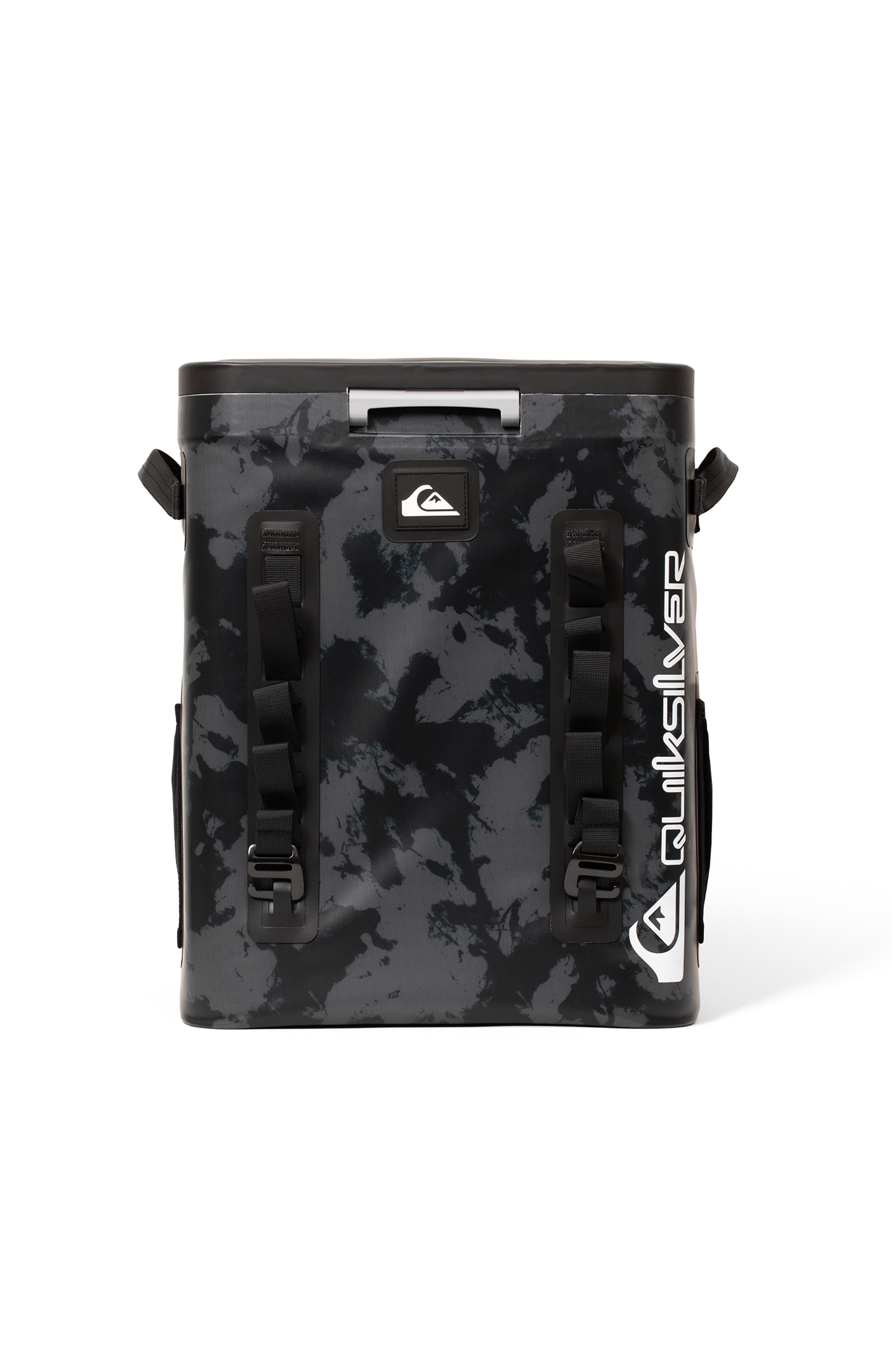 Quiksilver Coastal 20L Multi-Layer Insulated Zipperless Cooler Backpack with Bottle Opener, Main, color, Tie-Dye