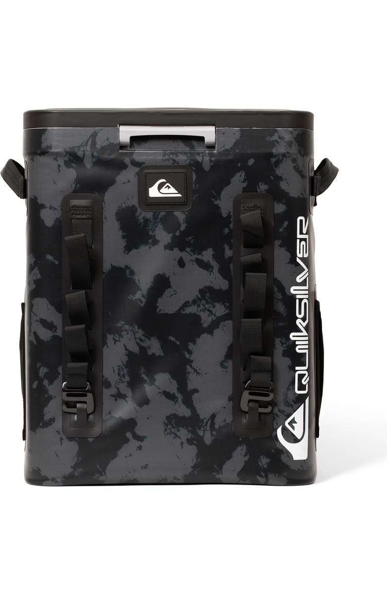 Quiksilver Coastal 20L Multi-Layer Insulated Zipperless Cooler Backpack with Bottle Opener, Main, color, Tie-Dye