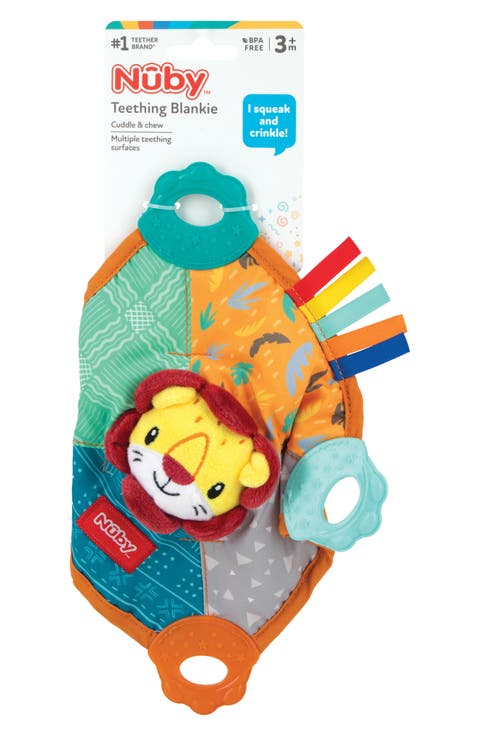 Lion Teething Blanket