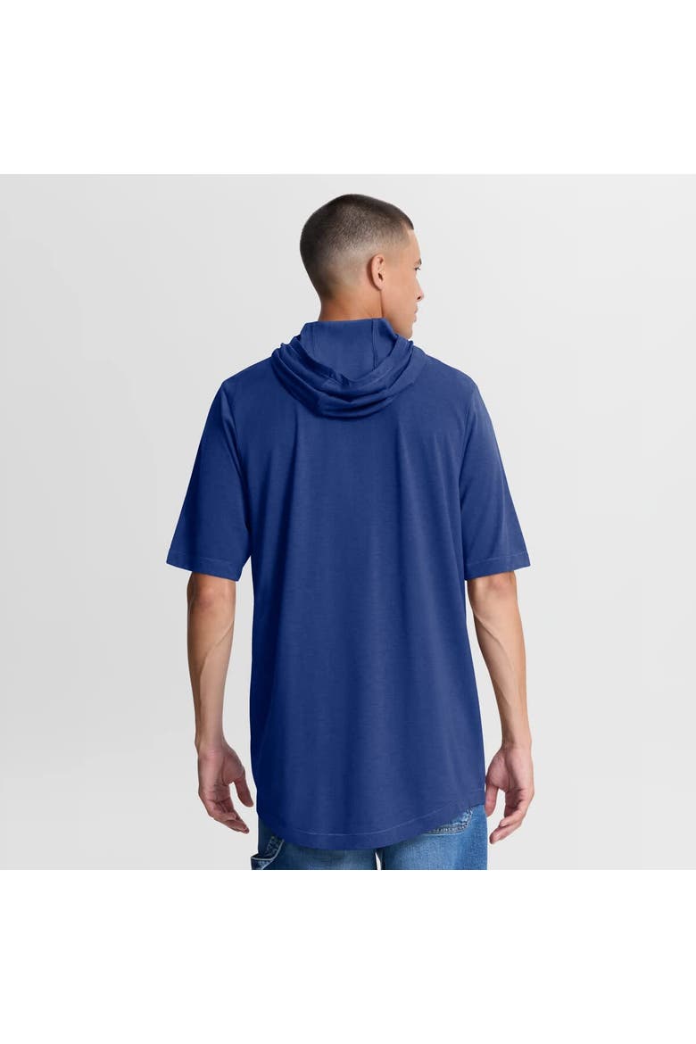 Men's Nike Royal Chicago Cubs Arched Wordmark Tri-Blend Hooded T-Shirt, Alternate, color, Royal