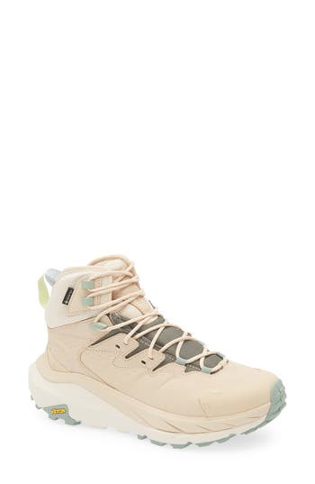Hoka Kaha 2 Gtx Waterproof Hiking Boot In Oak/alabaster