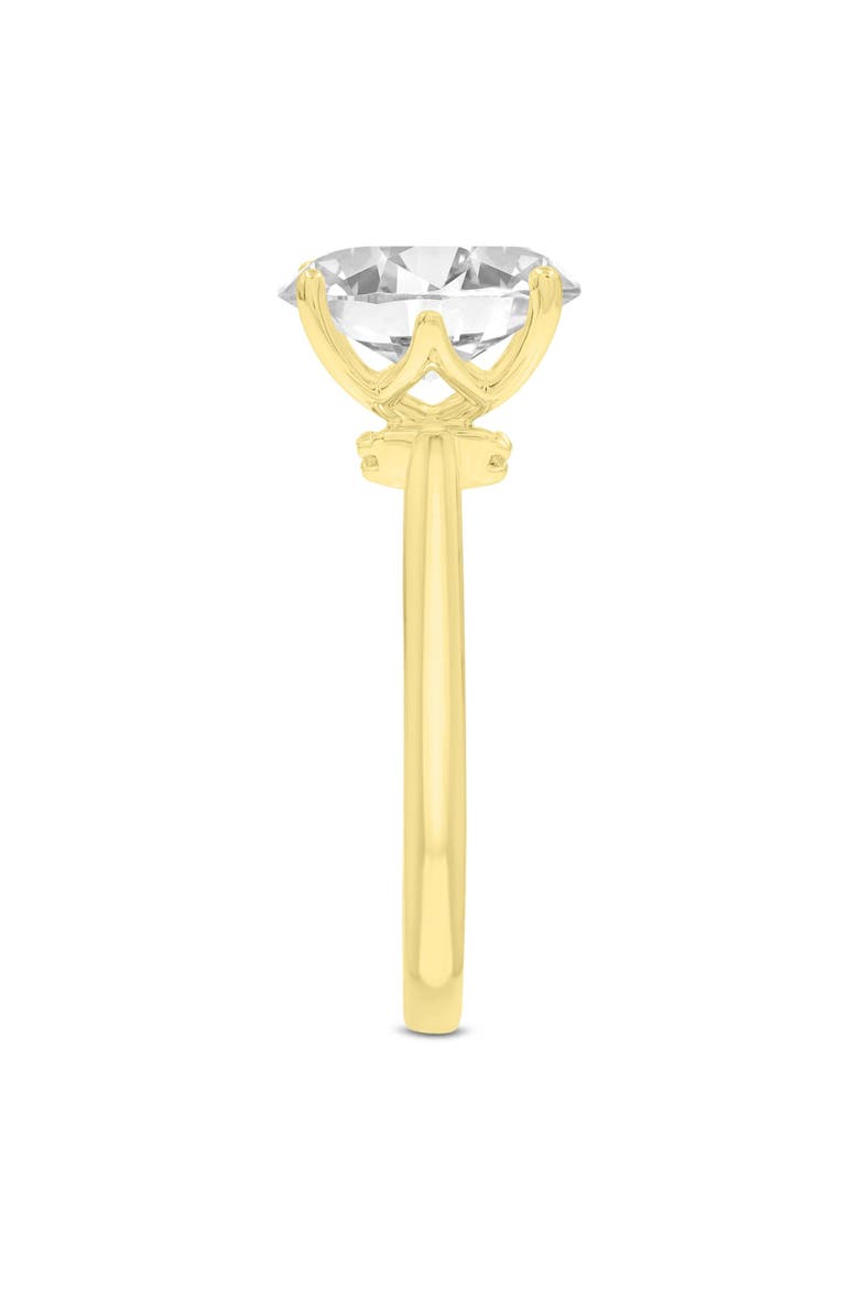 Cassia 14K Yellow Gold Oval Lab Grown Diamond Hidden Halo Engagement Ring - 2.1 Ct, Alternate, color, 14K Yellow Gold