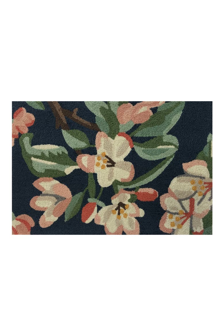 Japanese Crabapple Doormat, Main, color, BLUE MULTI