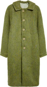 ZANKOV Frederico Wool, Mohair & Alpaca Blend Coat