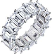 BY ADINA EDEN Emerald Cut Eternity Band