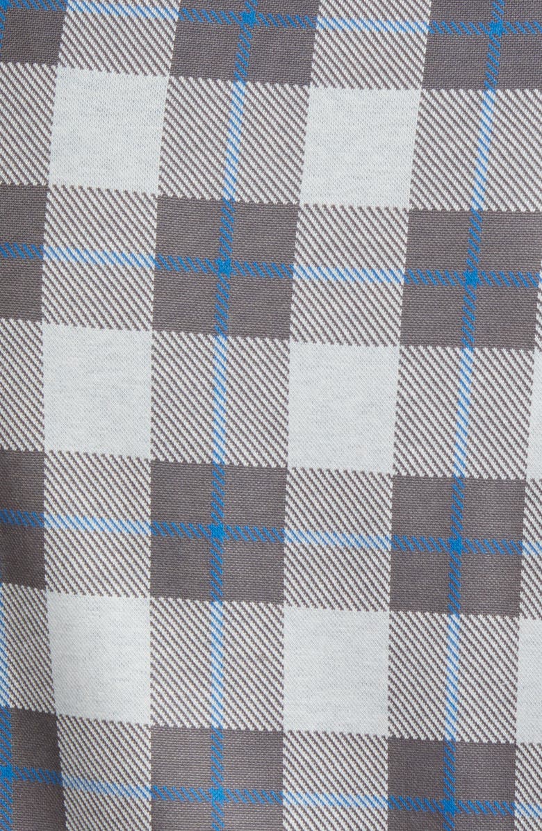 Stone Rose Men's Check Plaid Button-Up Shirt, Alternate, color, Grey