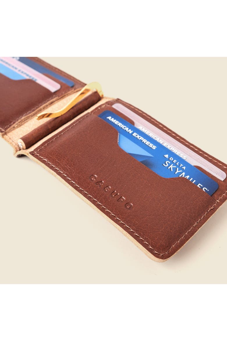 Bifold Money Clip Wallet, Alternate, color, Chocolate