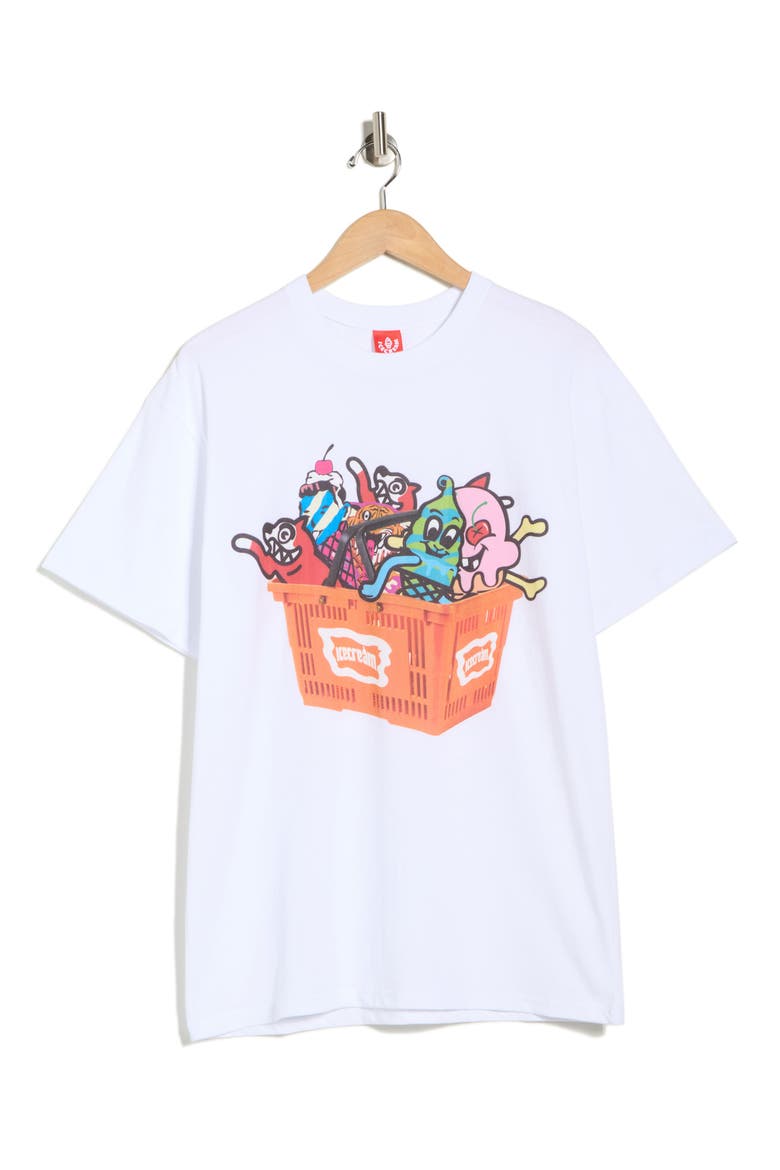 Basketcase Graphic T-Shirt, Alternate, color, WHITE