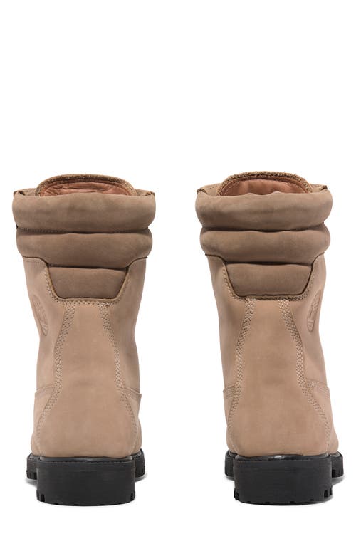 Timberland Premium Waterproof Primaloft® Insulated Super Boot In Medium Beige Nubuck