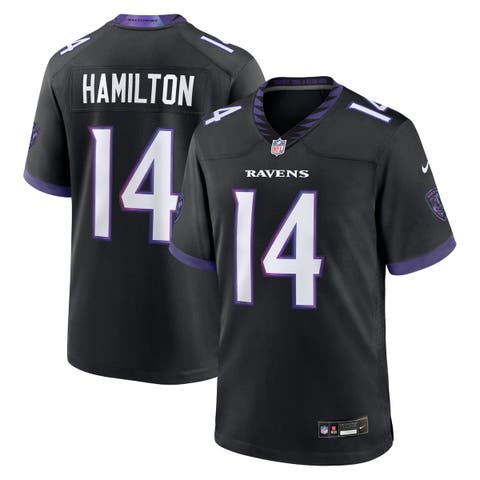 Men's Nike Kyle Hamilton Black Baltimore Ravens Alternate Game Jersey