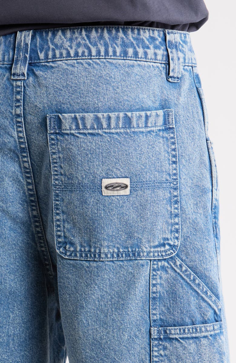 Billabong Bad Dog Cotton Denim Carpenter Shorts, Alternate, color, 