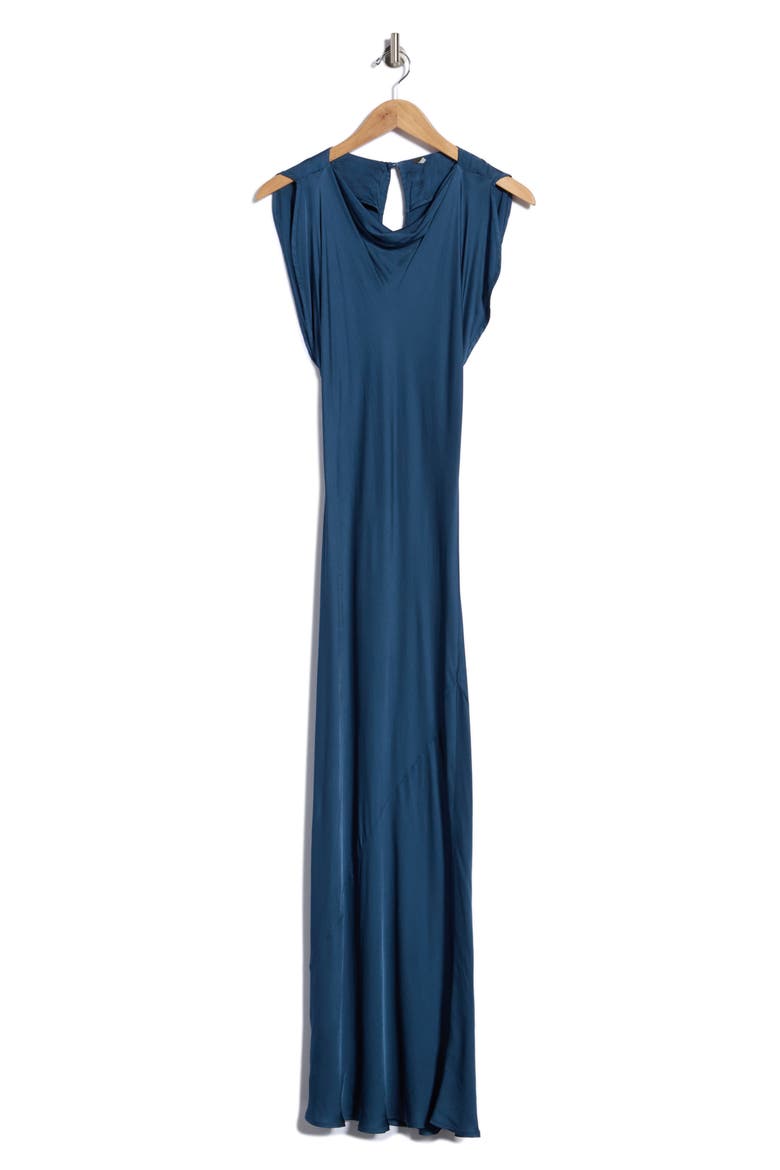 Rumi Maxi Dress, Main, color, BLUE TIDE SOLID