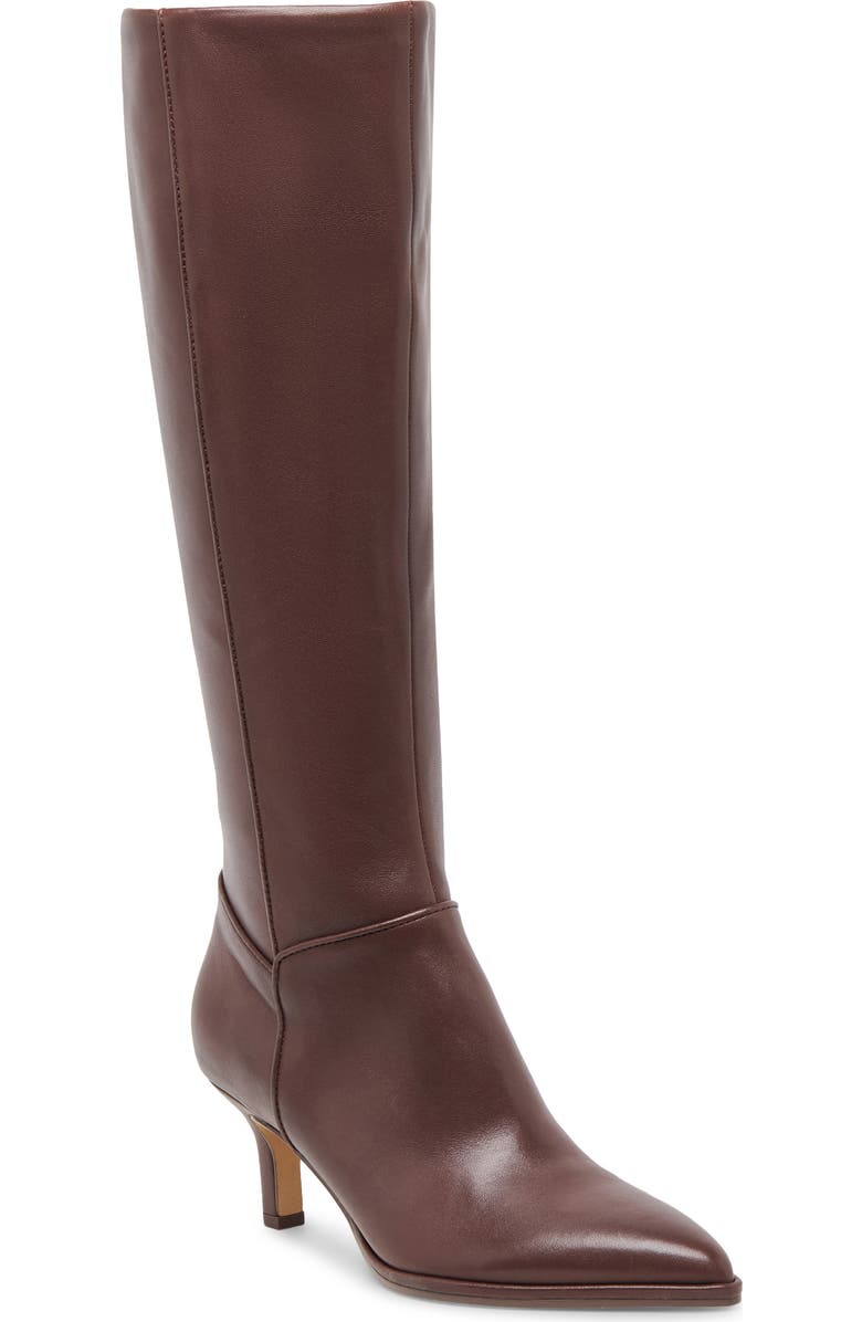 Dolce Vita Aldy Knee High Boot, Main, color, Chocolate Leather
