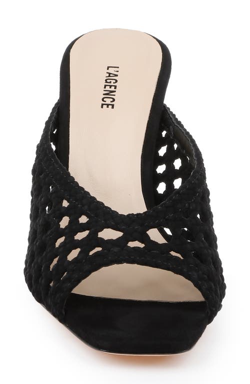 L Agence L'agence Jacques Sandal In Black
