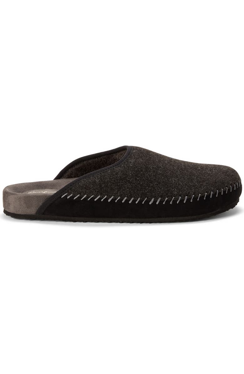 Dearfoams Peterson Scuff Slippers, Alternate, color, Black
